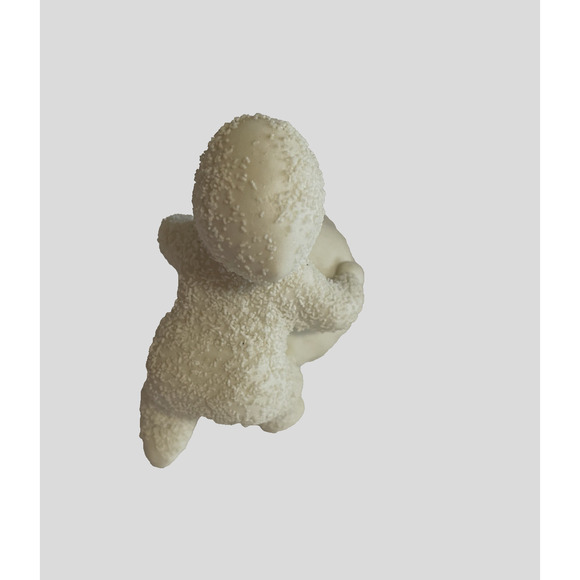 DEPT 56 SNOWBABIES PORCELAIN FIGURINE "I'M MAKING SNOWBALLS!" No Box READ - Picture 5 of 13